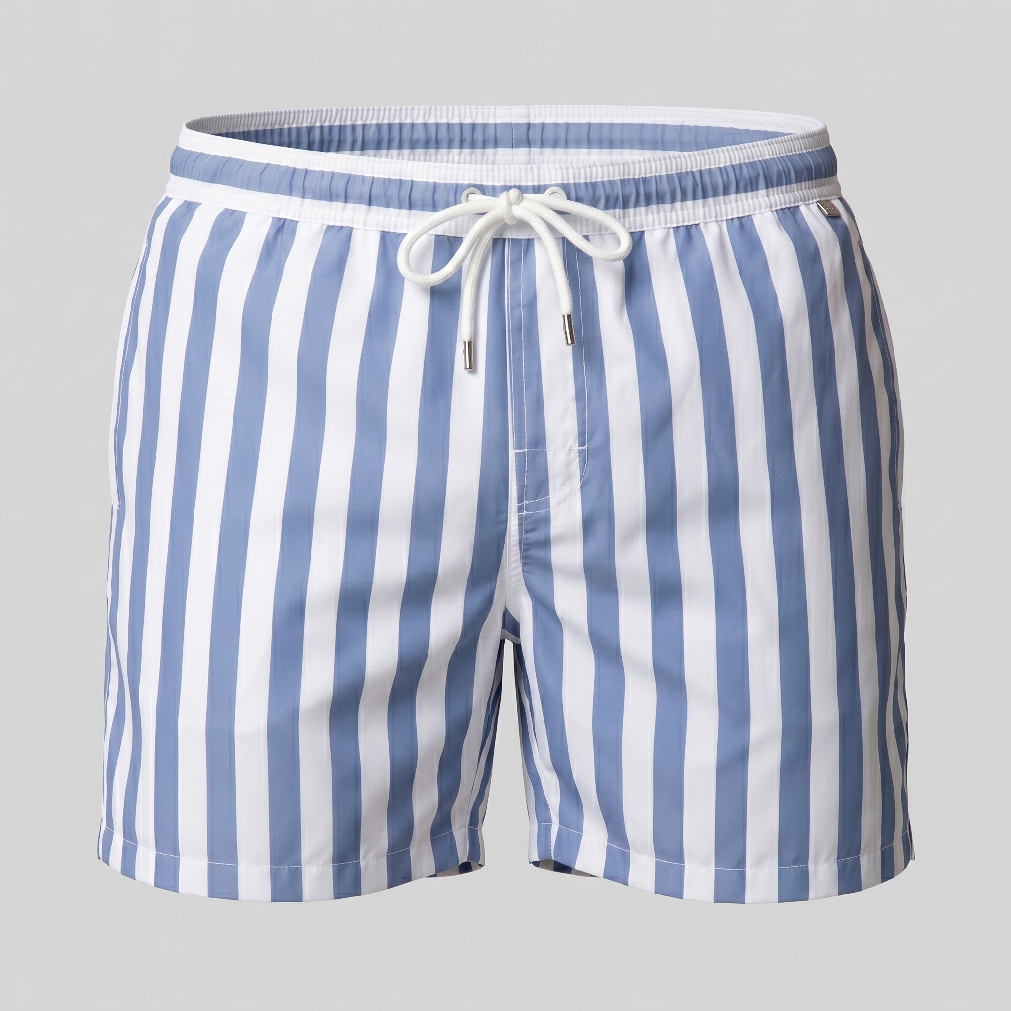 Herren Schnelltrocknende Streifen Badeshorts