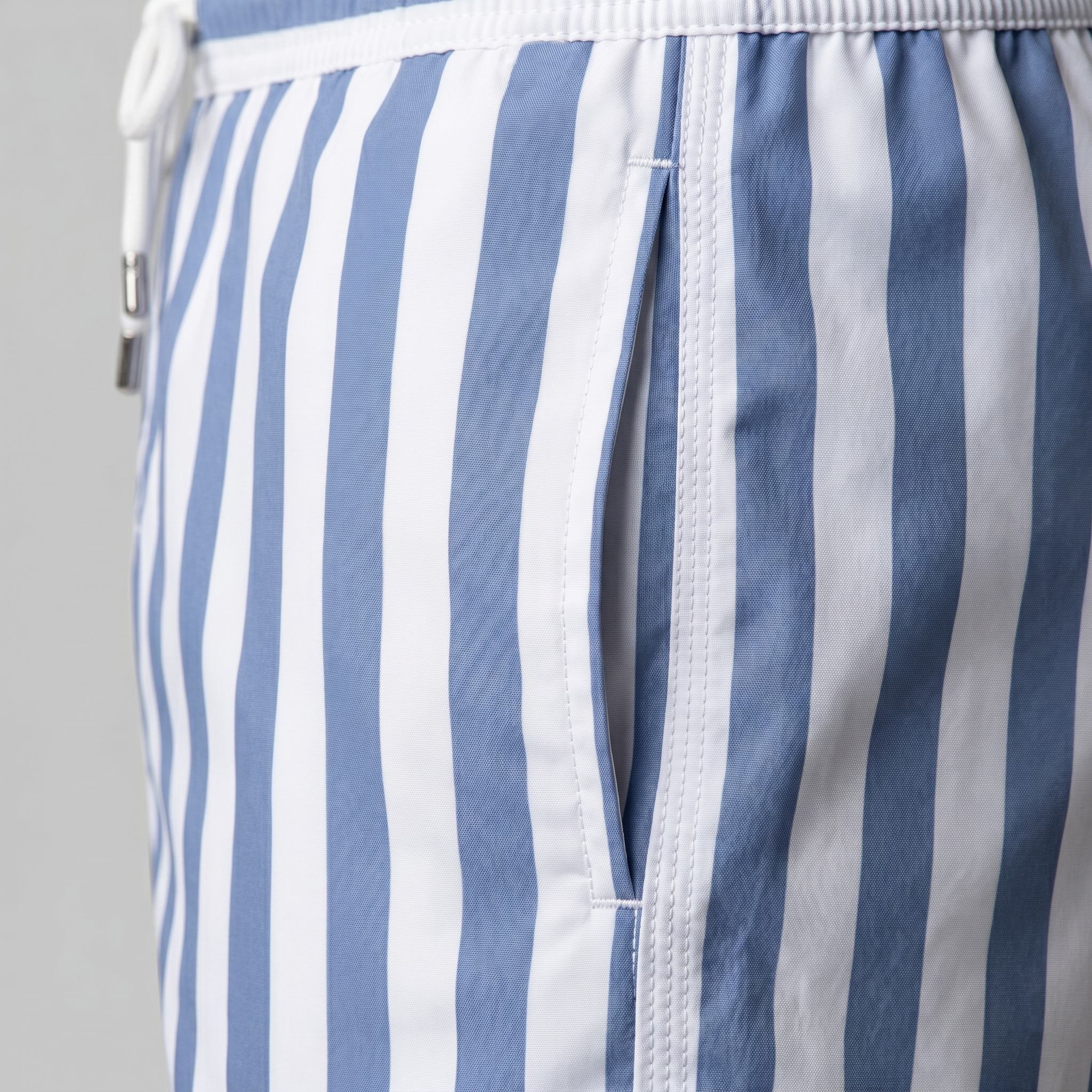 Herren Schnelltrocknende Streifen Badeshorts