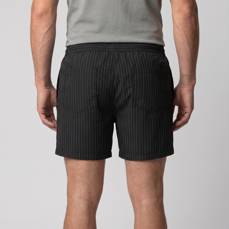 Herren Schnelltrocknende Streifen Badeshorts