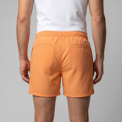 Herren Schnelltrocknende Streifen Badeshorts