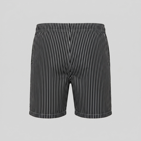 Herren Schnelltrocknende Streifen Badeshorts