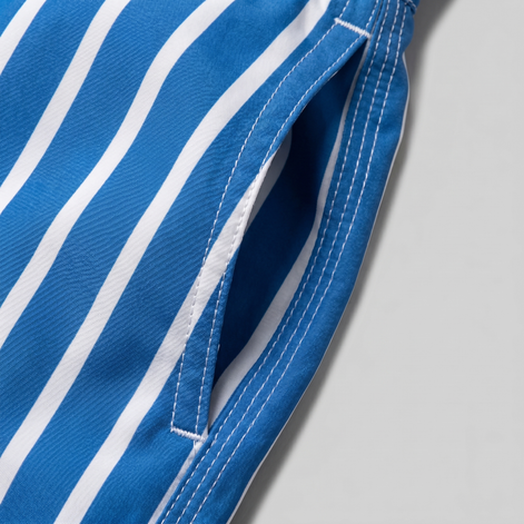 Herren Schnelltrocknende Streifen Badeshorts