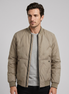 Herren Mittellange Gequiltete Bomberjacke
