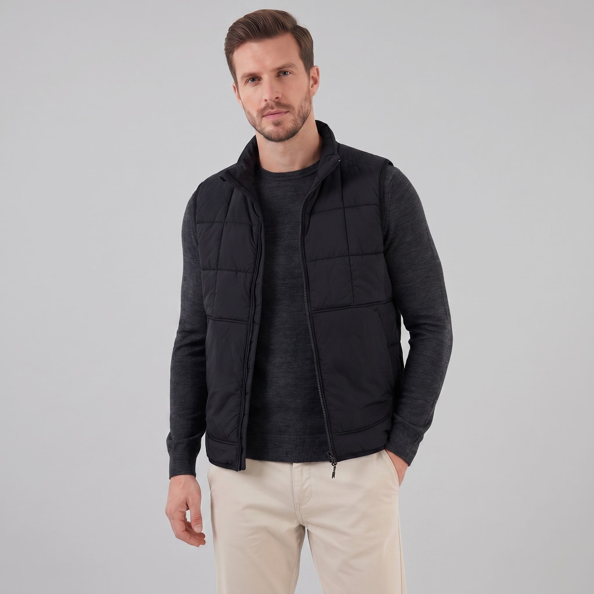 Herren Gequiltetes Gilet Bodywarmer