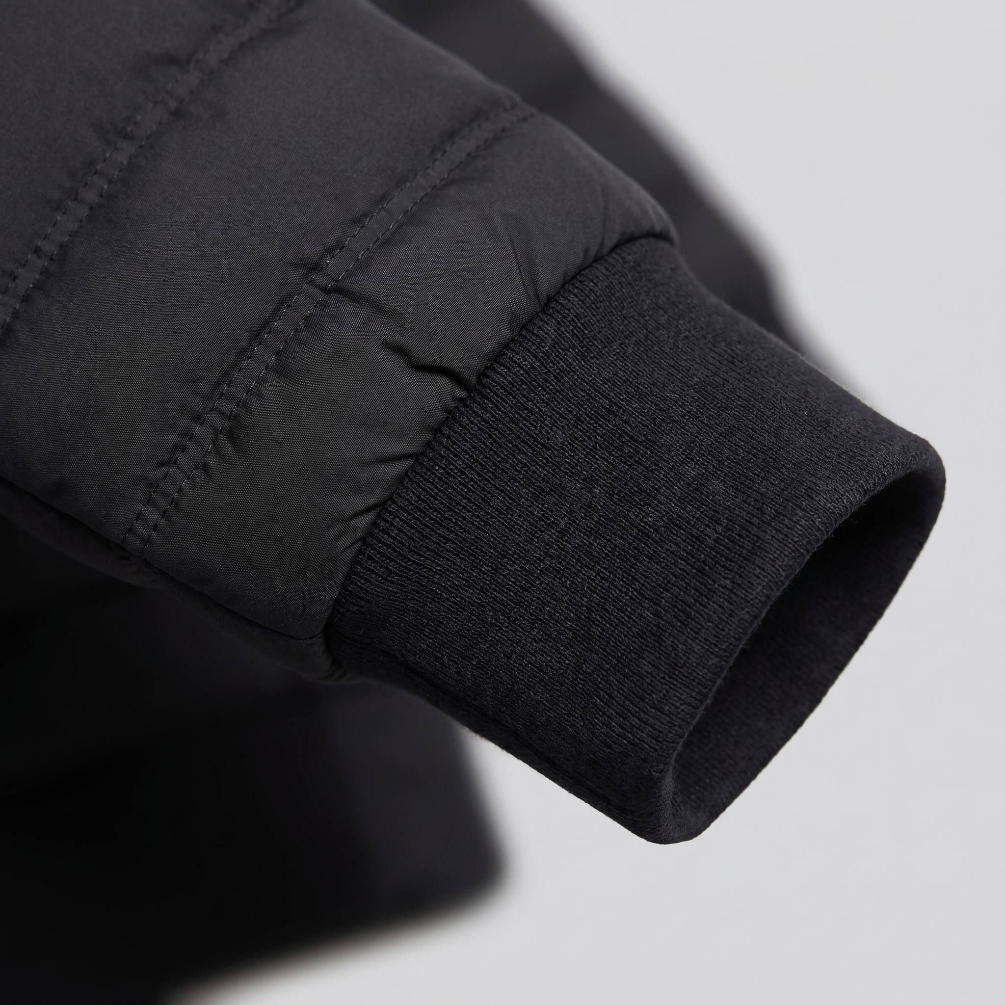 Herren Gequiltete Hybrid Kapuzenjacke