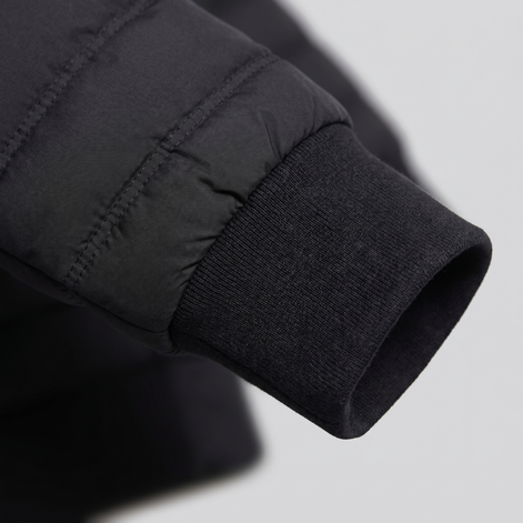 Herren Gequiltete Hybrid Kapuzenjacke