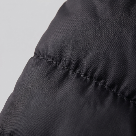 Herren Gesteppte Hybrid Kapuzenjacke