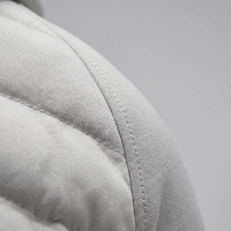 Herren Gequiltete Hybrid Kapuzenjacke