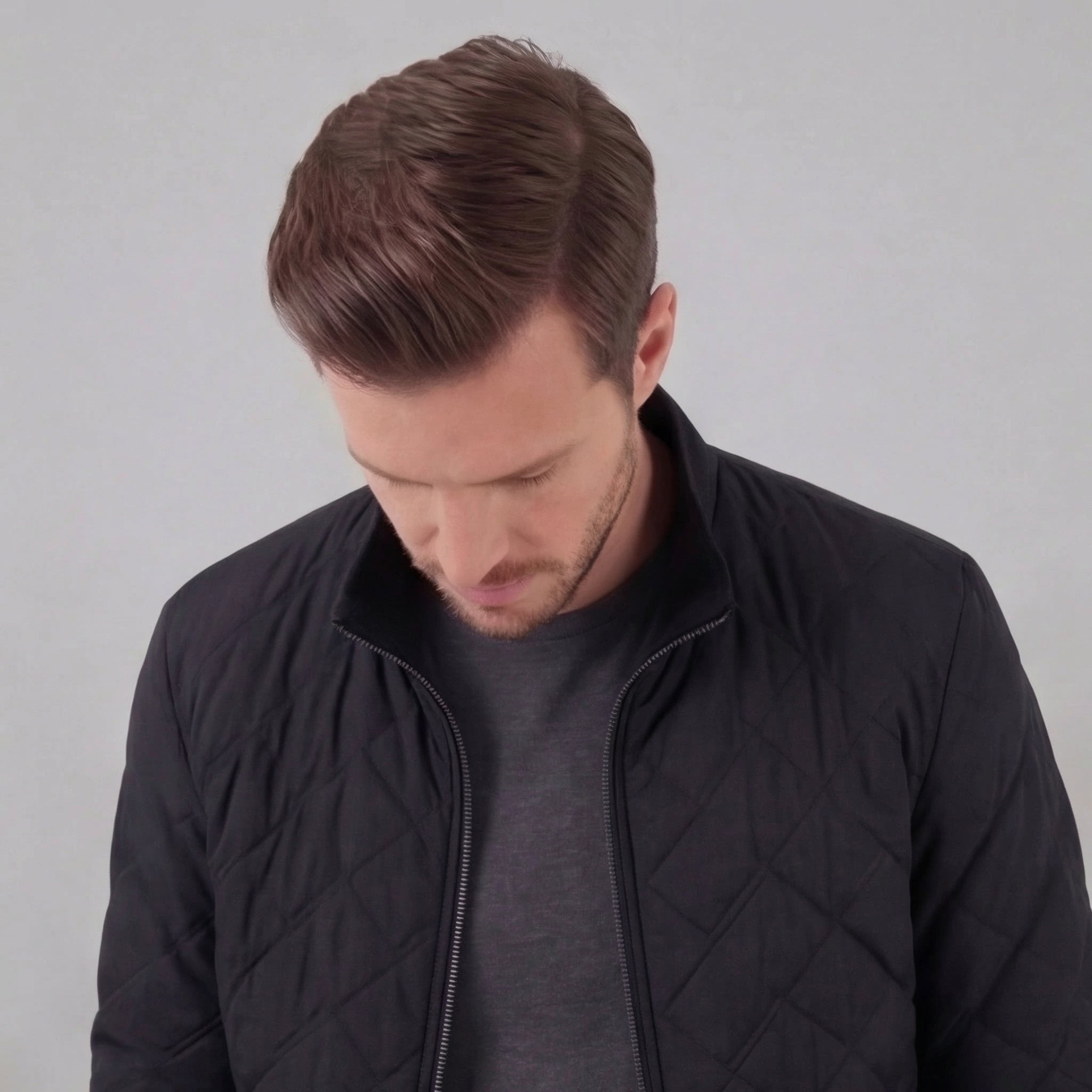 Herren Gesteppte Frühlingsjacke für den Alltag