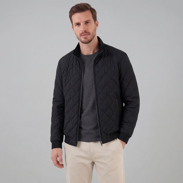 Herren Gesteppte Frühlingsjacke für den Alltag