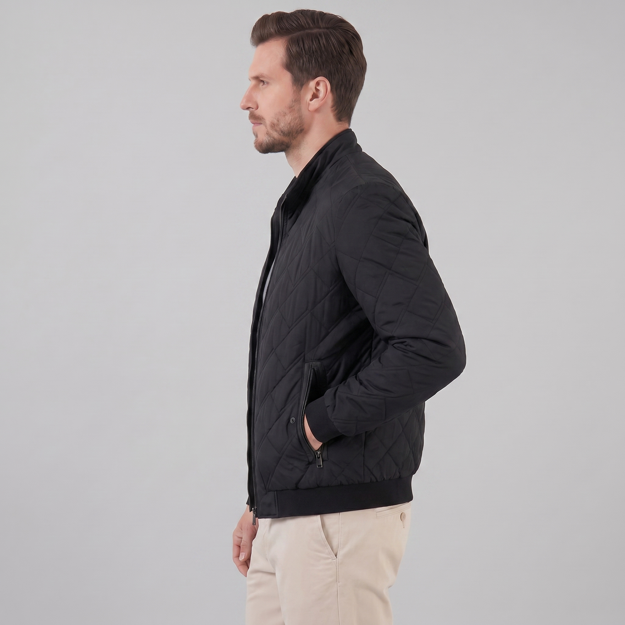 Herren Sommer Steppjacke
