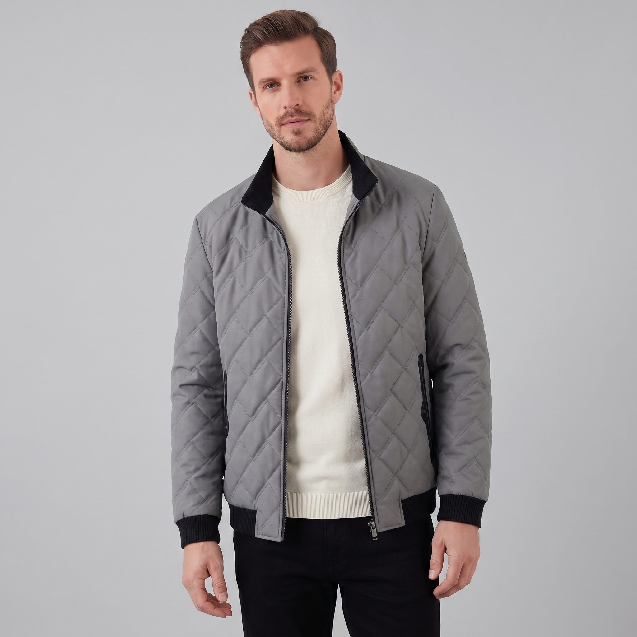 Herren Sommer Steppjacke