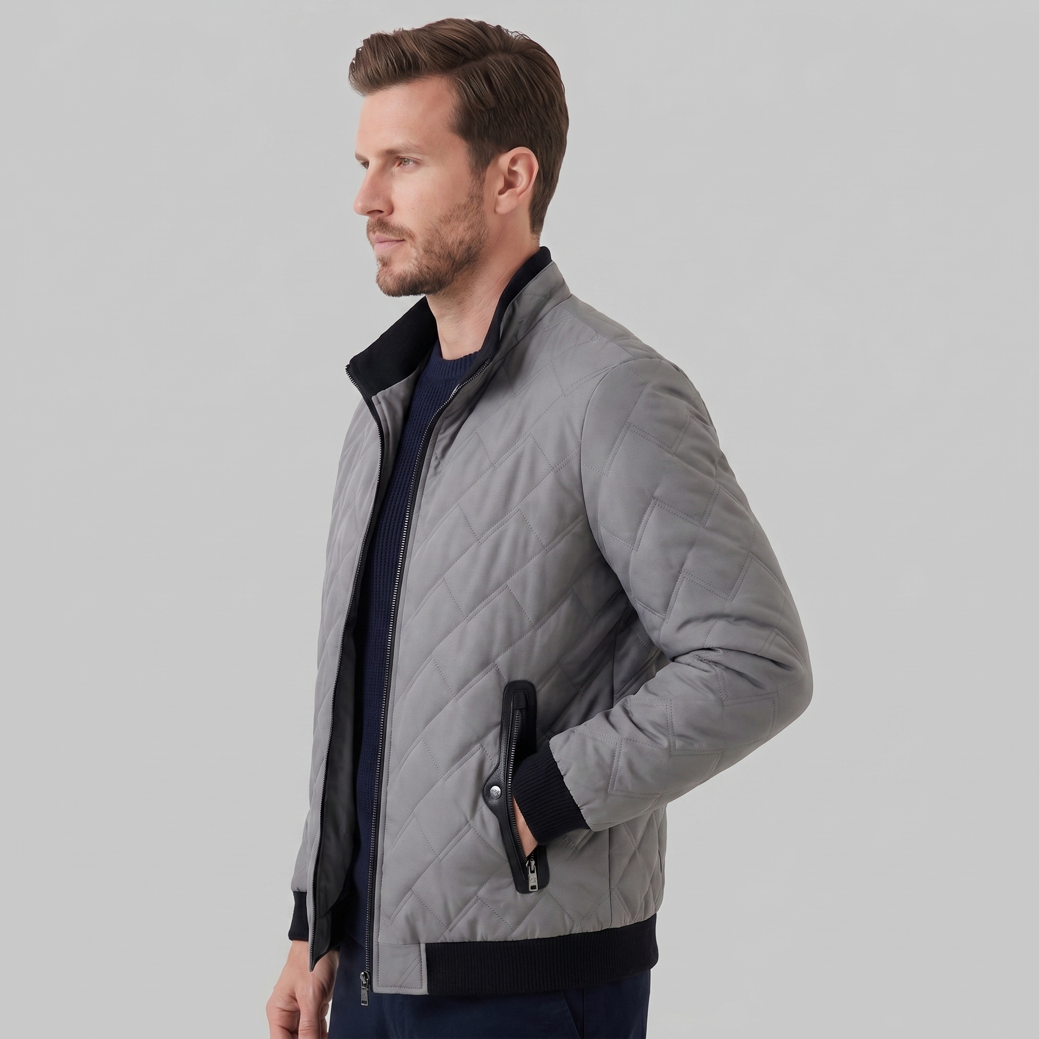 Herren Sommer Steppjacke