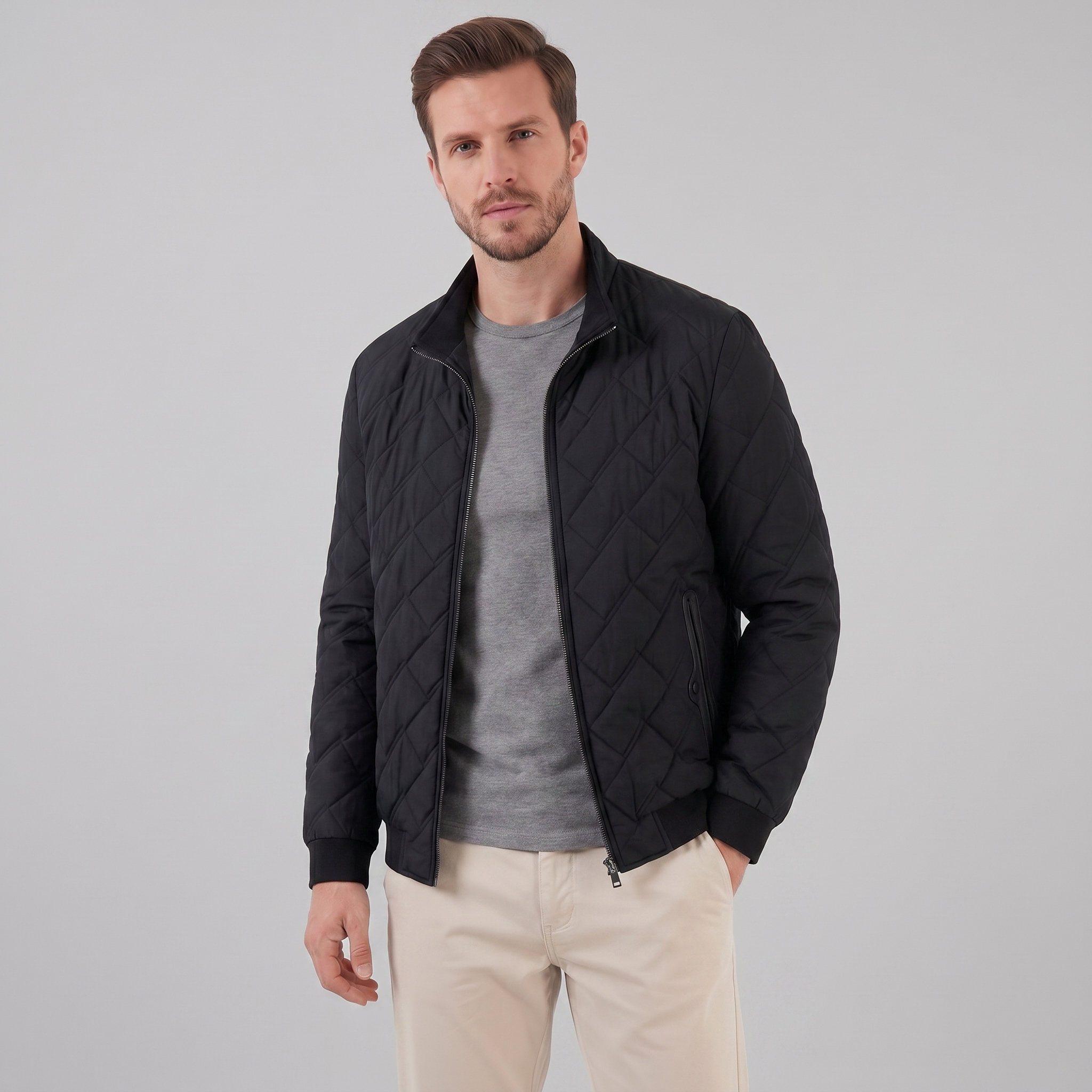 Herren Sommer Steppjacke