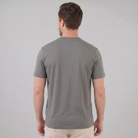 Herren Lockeres T-Shirt Mit Brusttasche