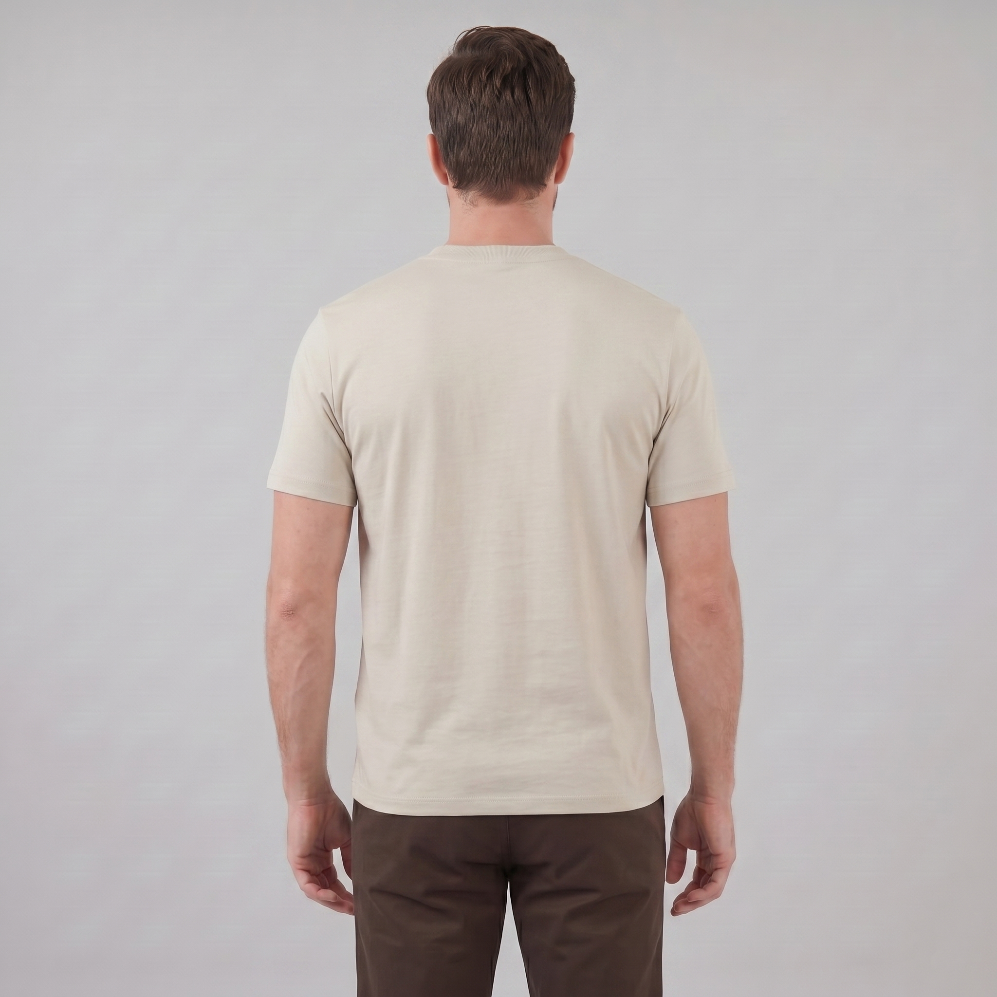 Herren Lockeres T-Shirt Mit Brusttasche