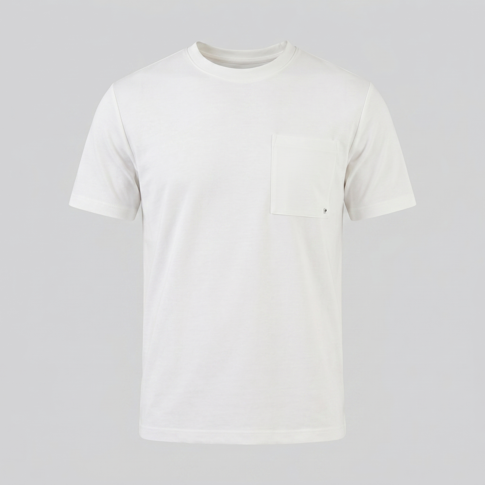 Herren Lockeres T-Shirt Mit Brusttasche