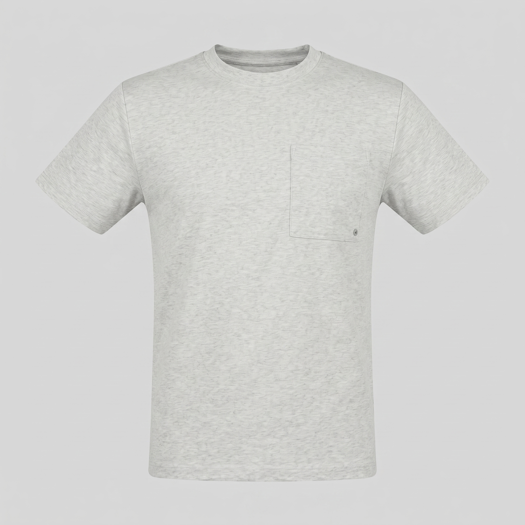 Herren Lockeres T-Shirt Mit Brusttasche