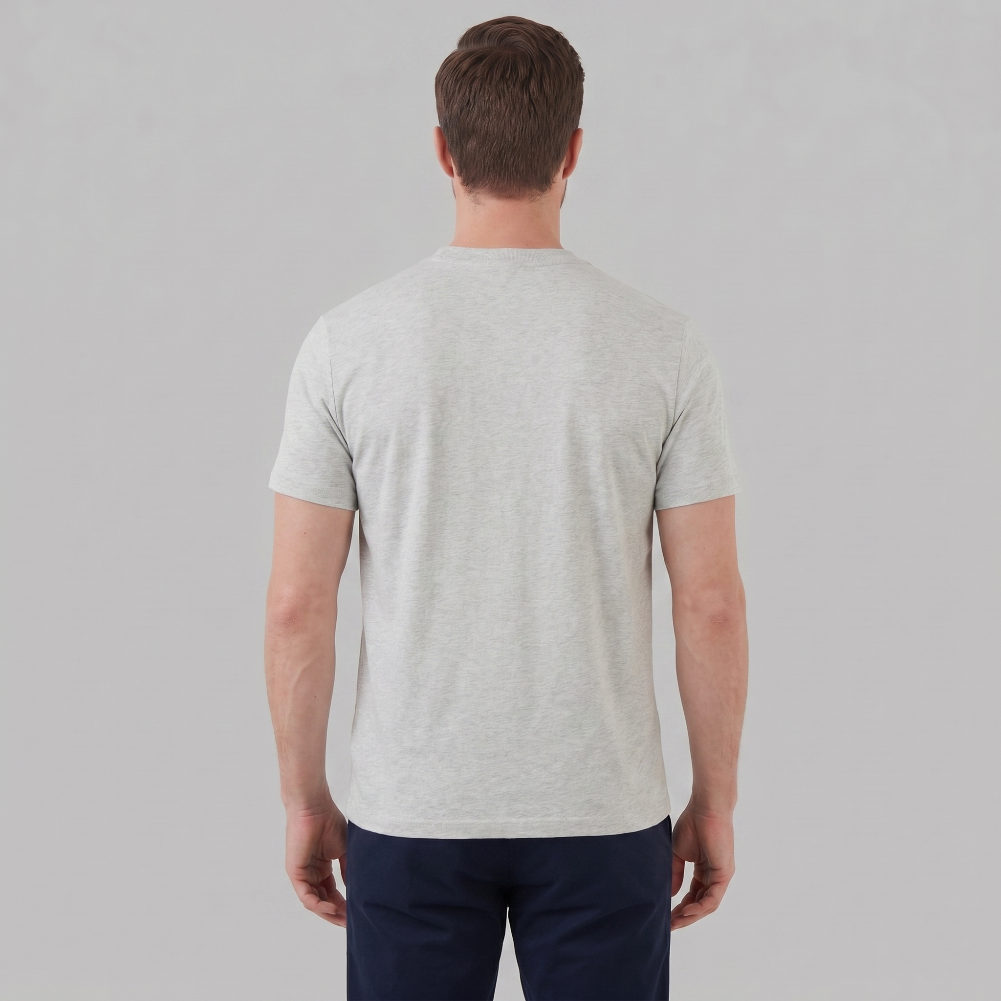 Herren Lockeres T-Shirt Mit Brusttasche