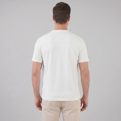 Herren Lockeres T-Shirt Mit Brusttasche