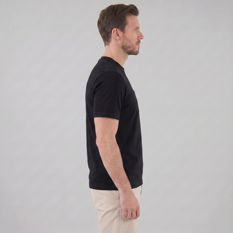 Herren Lockeres T-Shirt Mit Brusttasche