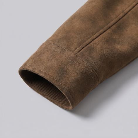 Herren Lockere Passform Kragenjacke