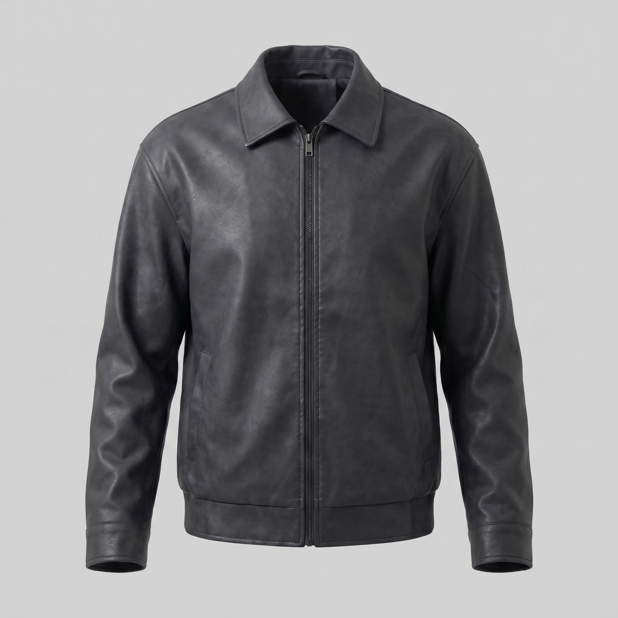 Herren Lockere Passform Kragenjacke