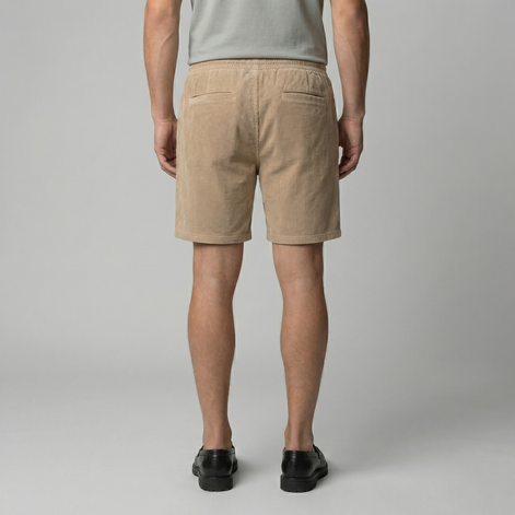 Herren Corduroy Shorts Mit Lockerer Passform