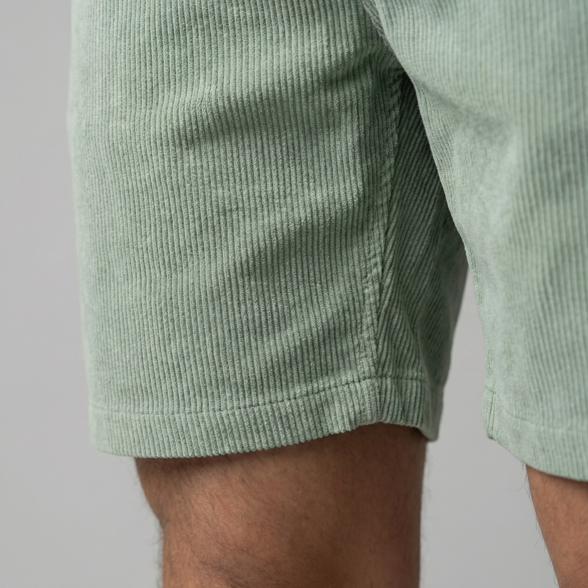 Herren Corduroy Shorts Mit Lockerer Passform