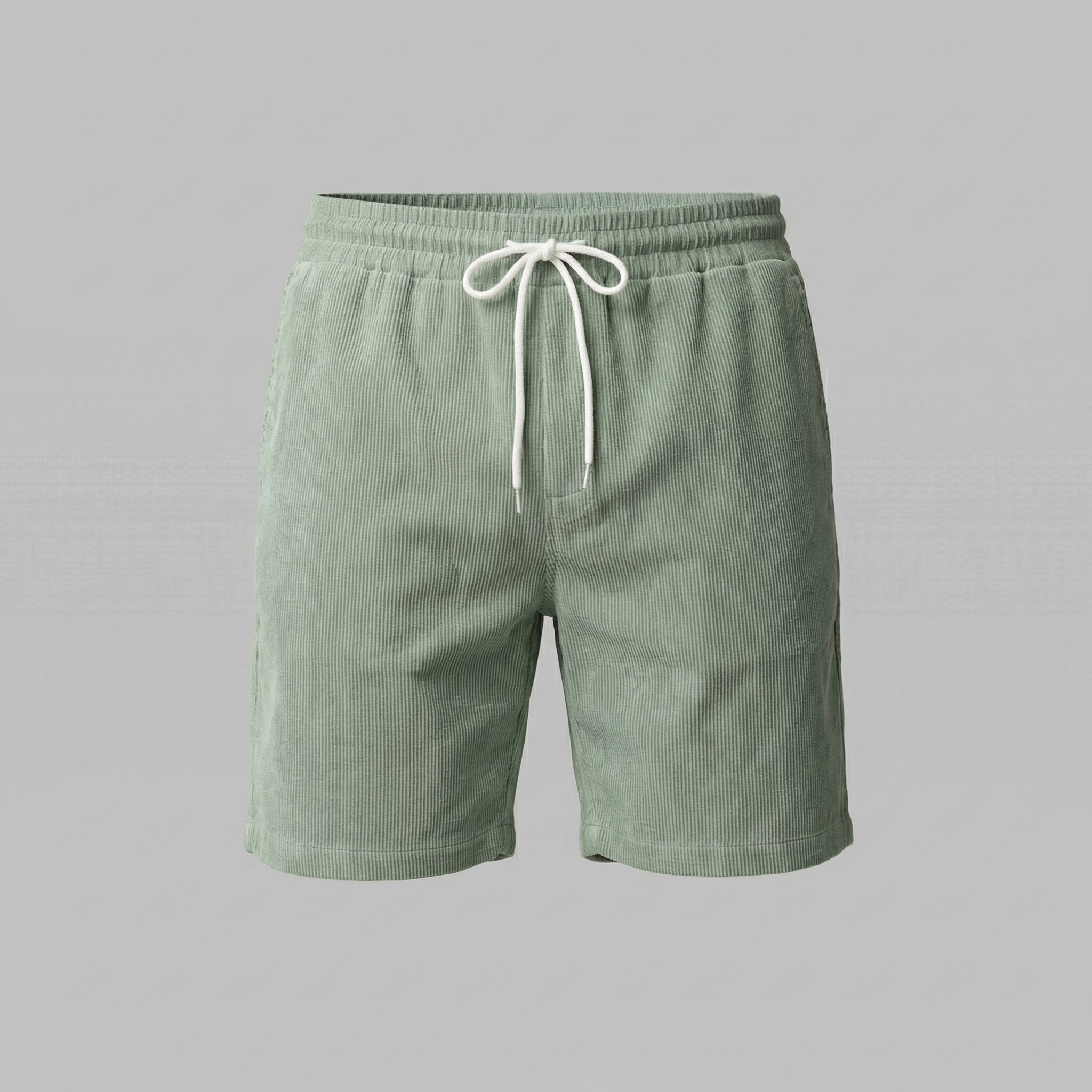 Herren Corduroy Shorts Mit Lockerer Passform