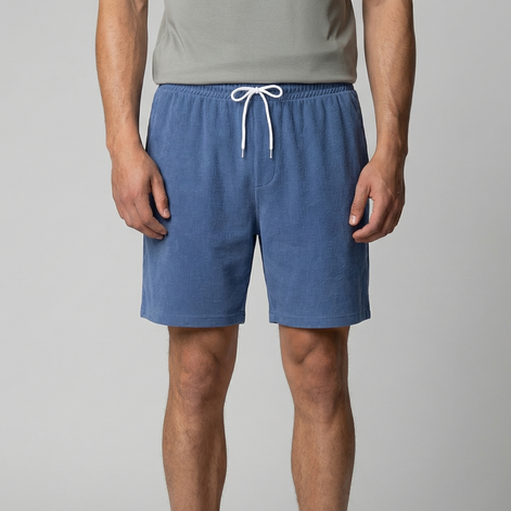 Herren Corduroy Shorts Mit Lockerer Passform