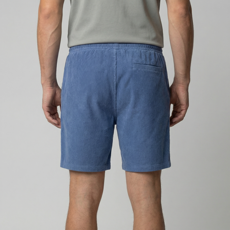 Herren Corduroy Shorts Mit Lockerer Passform