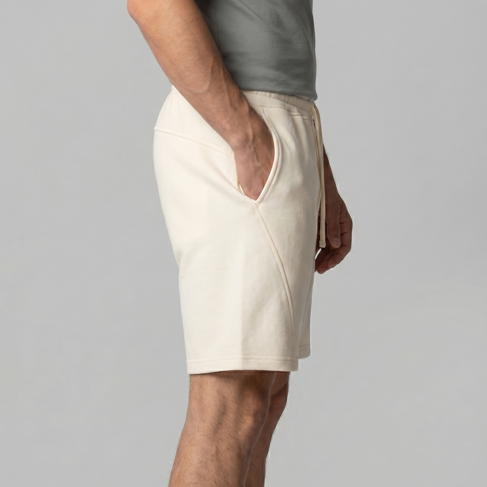Herren Jogger Shorts Locker Geschnitten