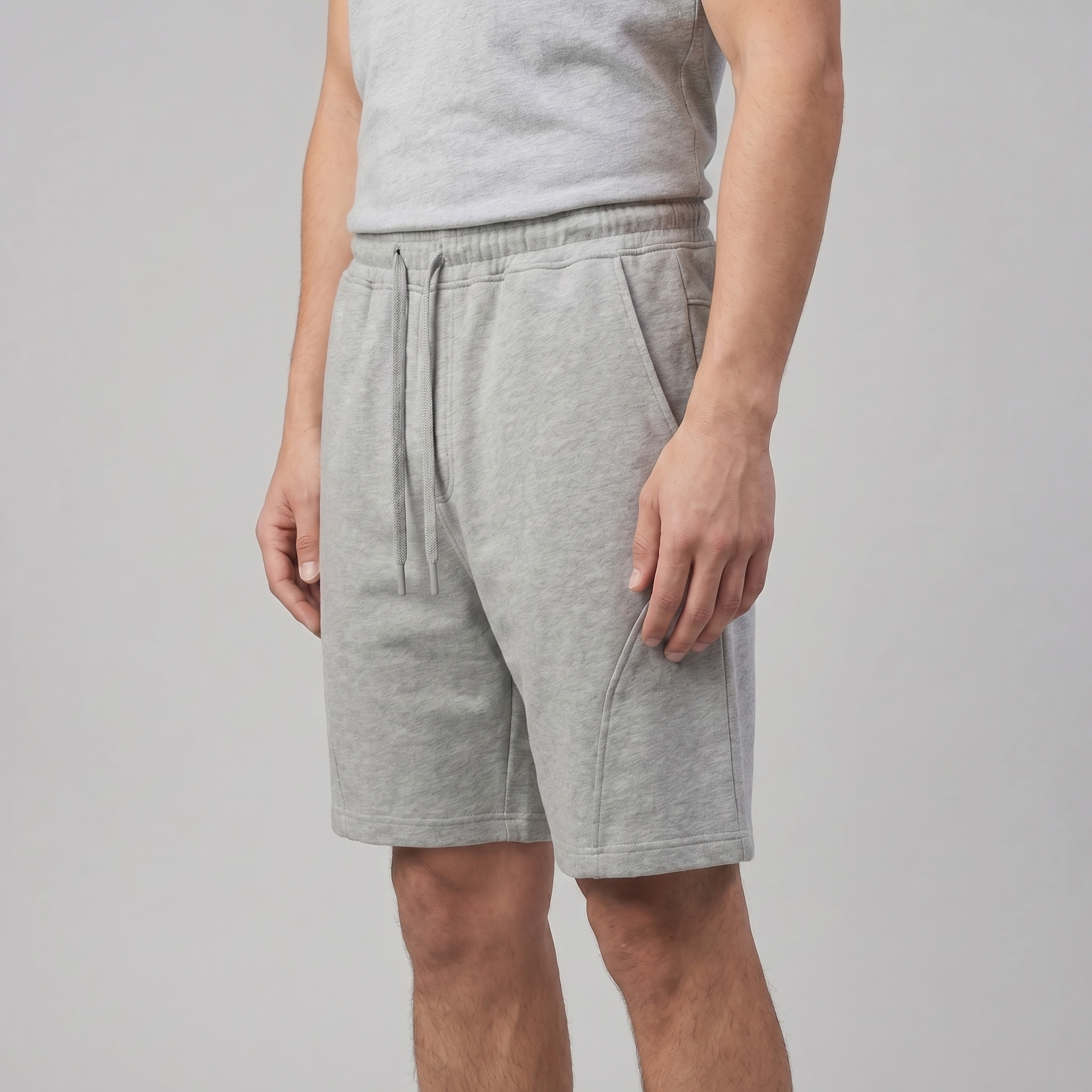 Herren Jogger Shorts Locker Geschnitten