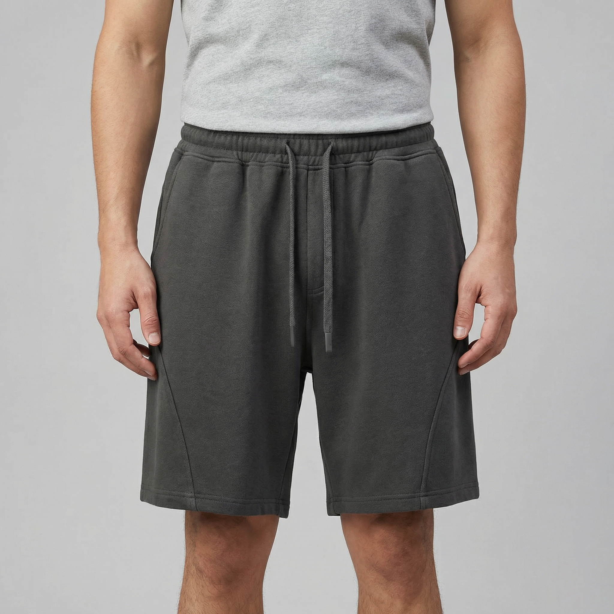 Herren Jogger Shorts Locker Geschnitten