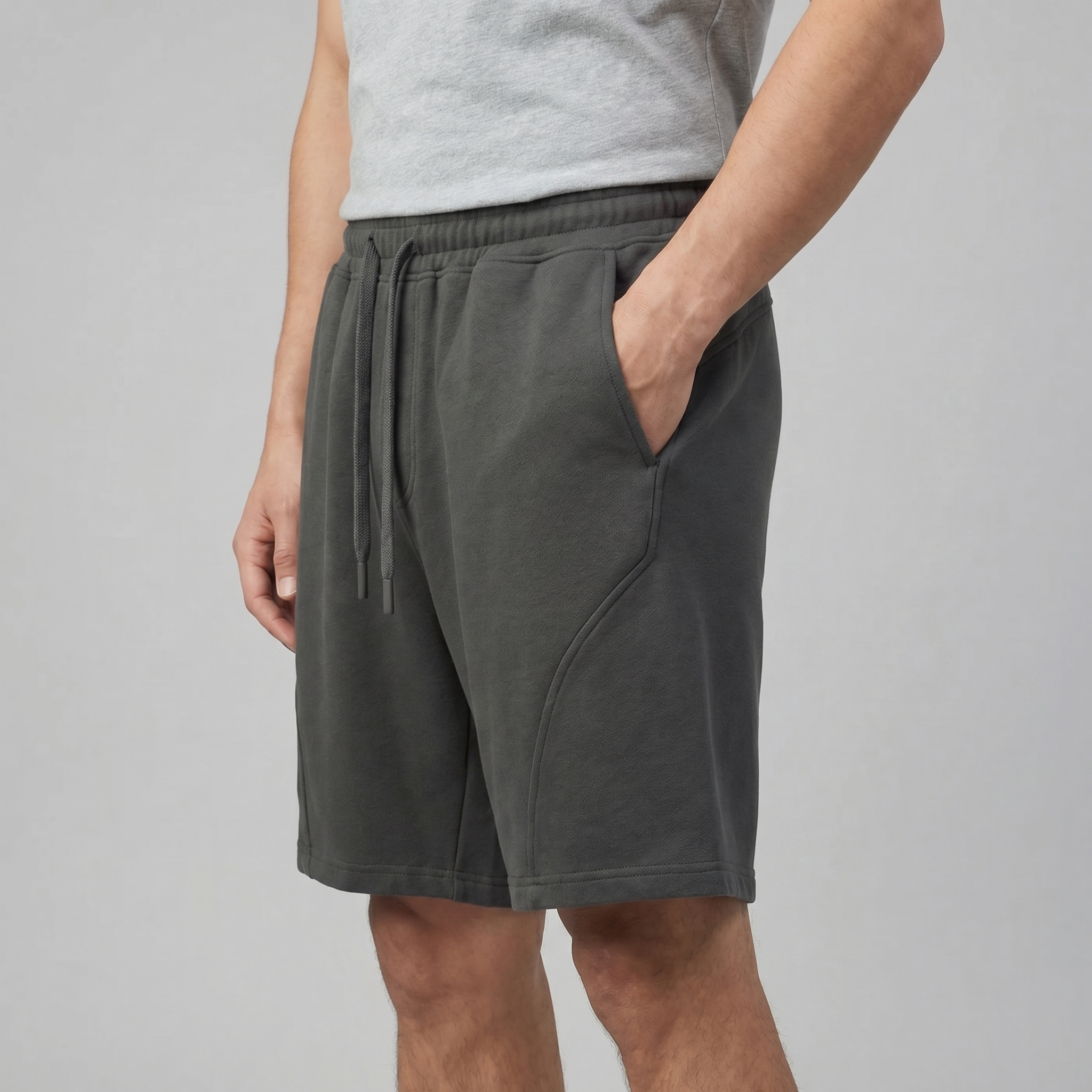 Herren Jogger Shorts Locker Geschnitten