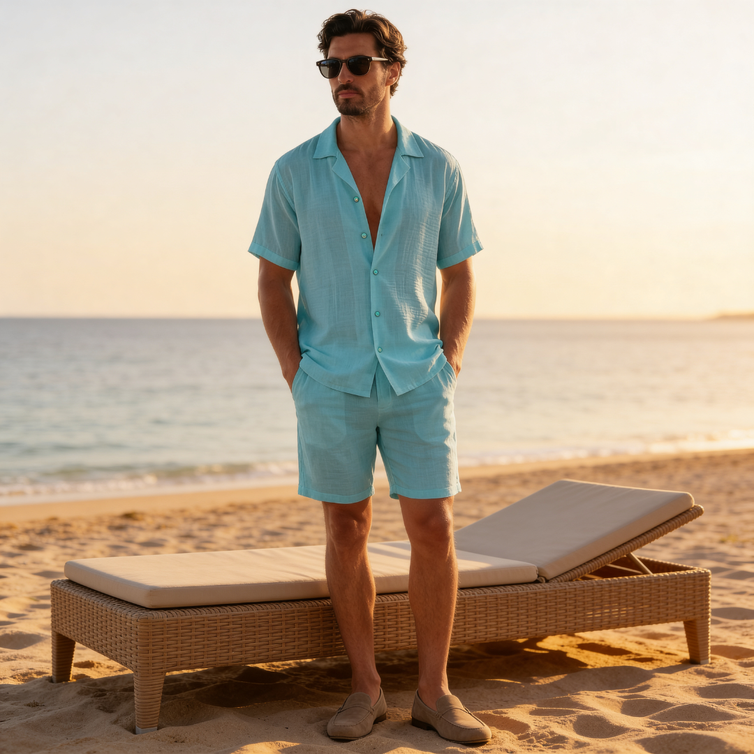 Herren Lockeres Sommer Set