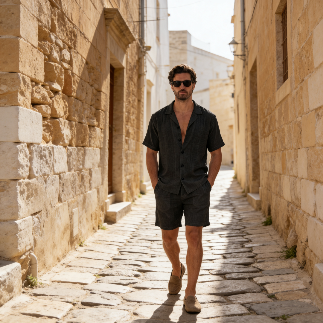 Herren Lockeres Sommer Set