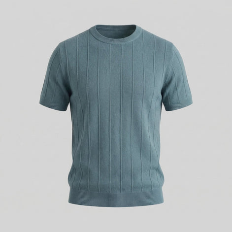 Herren Rippstrick T-Shirt