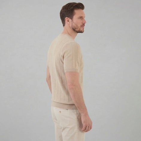 Herren Rippstrick T-Shirt