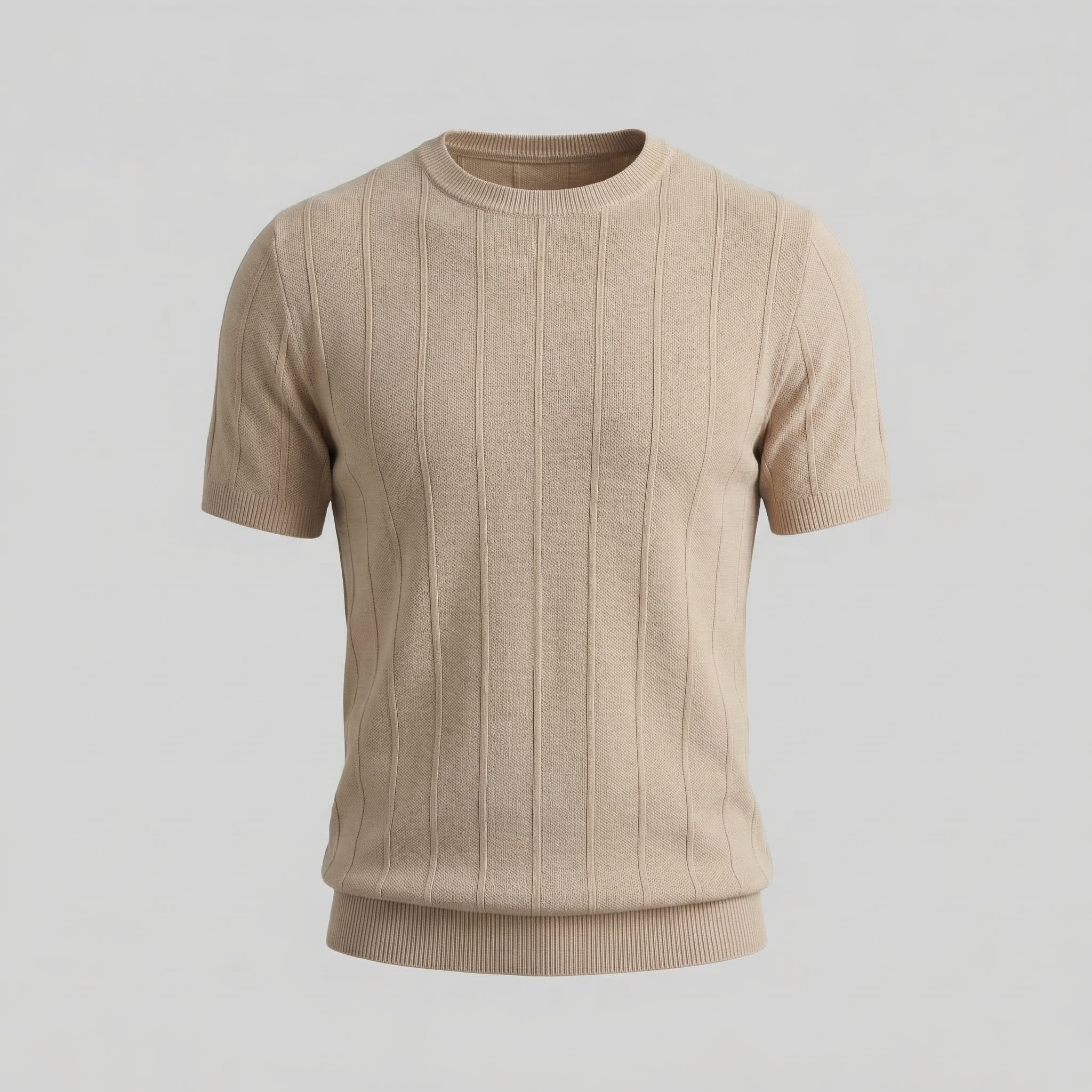 Herren Rippstrick T-Shirt