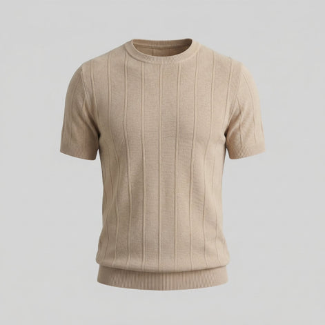 Herren Rippstrick T-Shirt