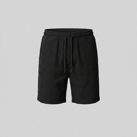 Herren Gerippte Lässige Sommer Shorts