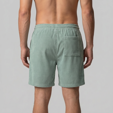 Herren Gerippte Lässige Sommer Shorts
