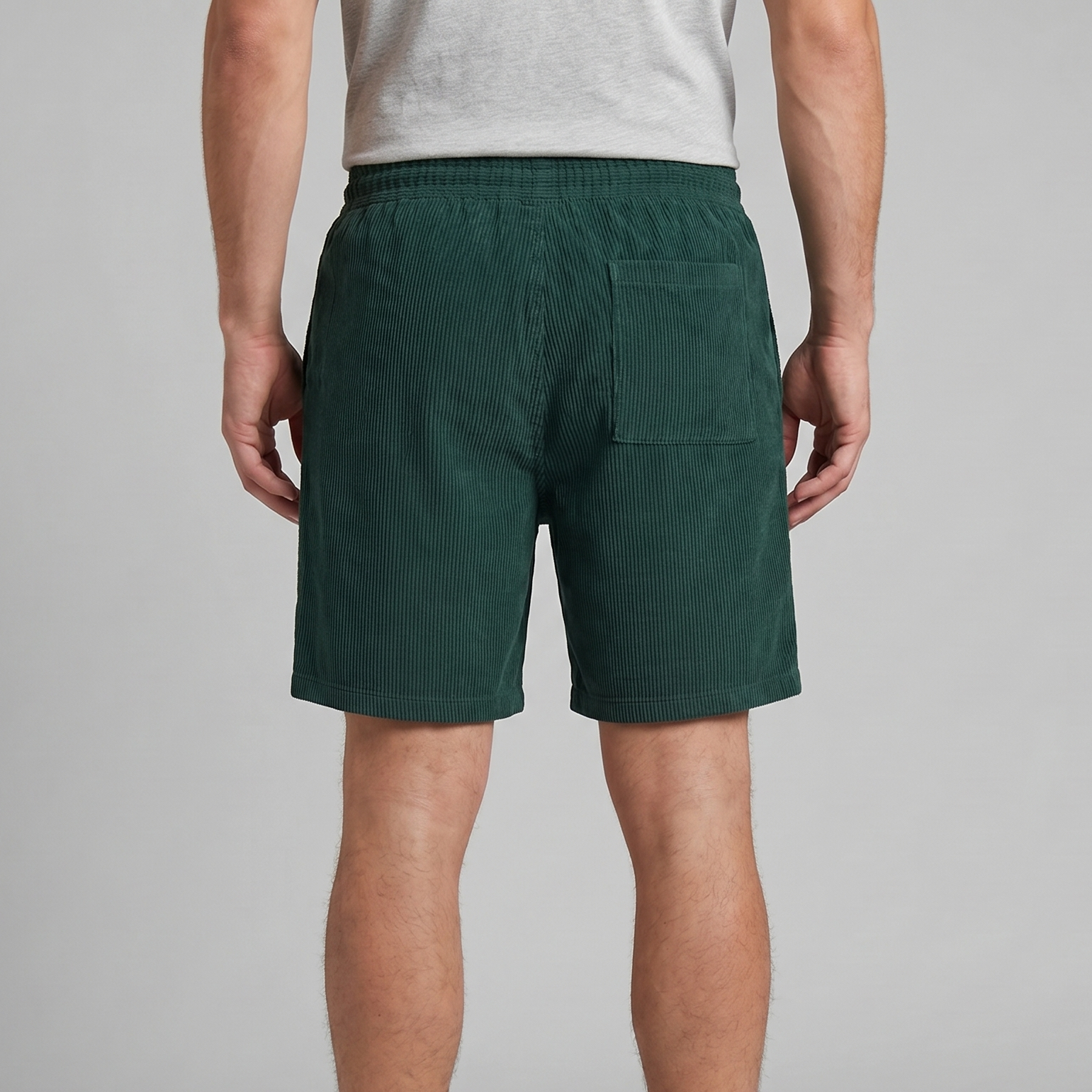 Herren Gerippte Lässige Sommer Shorts