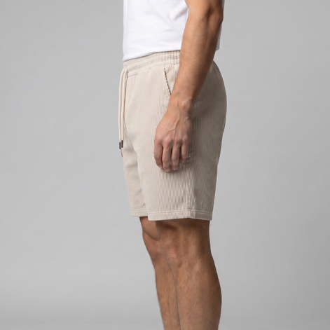 Herren Gerippte Lässige Sommer Shorts
