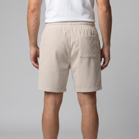 Herren Gerippte Lässige Sommer Shorts