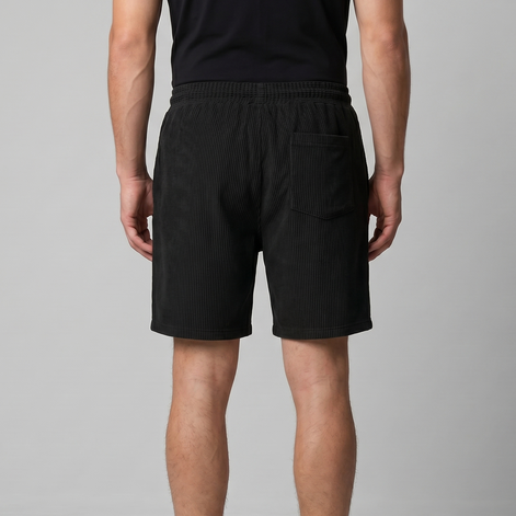 Herren Gerippte Lässige Sommer Shorts