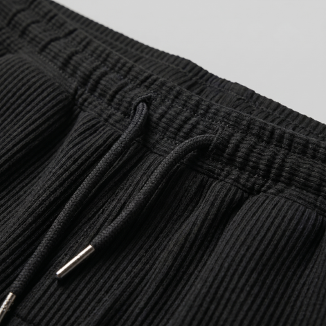 Herren Gerippte Lässige Sommer Shorts