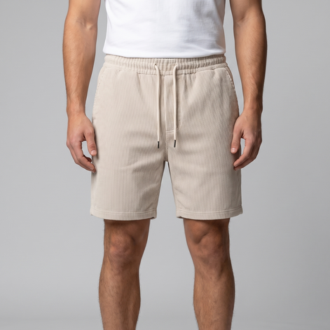 Herren Gerippte Lässige Sommer Shorts